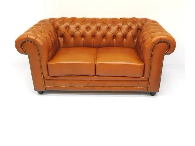 2 zits bankstel + fauteuil combinatie chesterfield, arsenal john, bruin - afbeelding 3 van  5