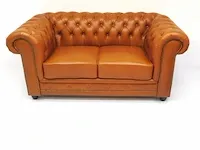 2 zits bankstel + fauteuil combinatie chesterfield, arsenal john, bruin - afbeelding 3 van  5