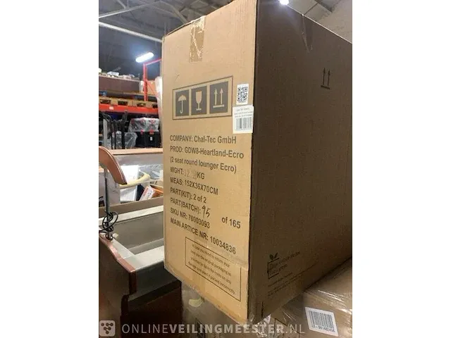 2-zits loveseat/loungebank blumfeldt, gdw8-heartland-ecro, bruin, beige - afbeelding 2 van  13