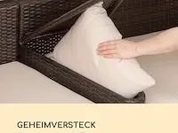 2-zits loveseat/loungebank blumfeldt, gdw8-heartland-ecro, bruin, beige - afbeelding 8 van  13