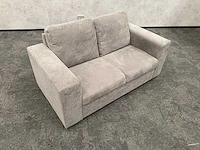 2-zits sofa - grijs gestoffeerd - 160cm - afbeelding 3 van  9
