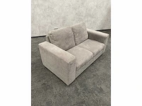 2-zits sofa - grijs gestoffeerd - 160cm - afbeelding 6 van  9