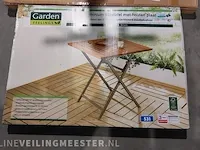 2 zits tuinbank en klaptafel artlife en gardenfeelings - afbeelding 2 van  6