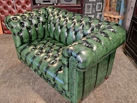 2-zitsbank chesterfield, brighton, groen - afbeelding 4 van  8