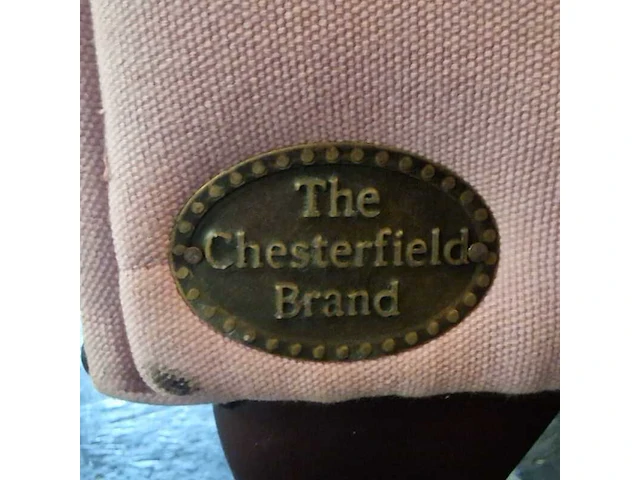 2-zitsbank chesterfield, hampton, roze - afbeelding 3 van  3