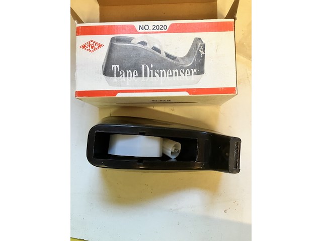 2 zware tapedispencers zwart - afbeelding 1 van  5