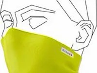 20 breaze mondmaskers inclusief 10 filterdoekjes normale prijs €14,95 veel gebruikt in sport medium zwart - afbeelding 3 van  7