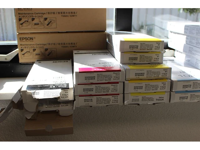20 cartridges epson sl d700 in diverse kleuren nieuw. - afbeelding 2 van  3