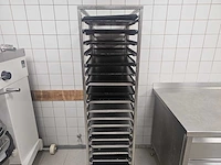 20-delige rvs afkoelwagen inclusief bakplaten - afbeelding 1 van  3