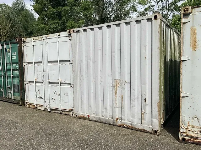 20 ft. opslagcontainer (2x) - afbeelding 1 van  7