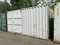20 ft. opslagcontainer (2x) - afbeelding 1 van  7