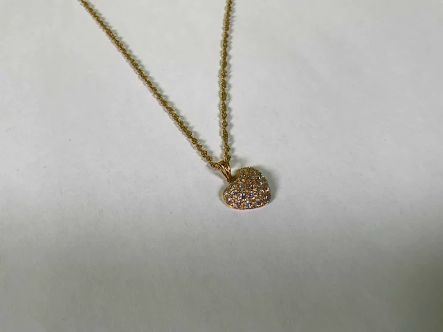 20 karaats geelgouden collier - afbeelding 2 van  4