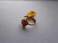20 karaats geelgouden ring - afbeelding 1 van  2