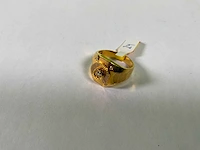 20 karaats geelgouden ring - afbeelding 1 van  4