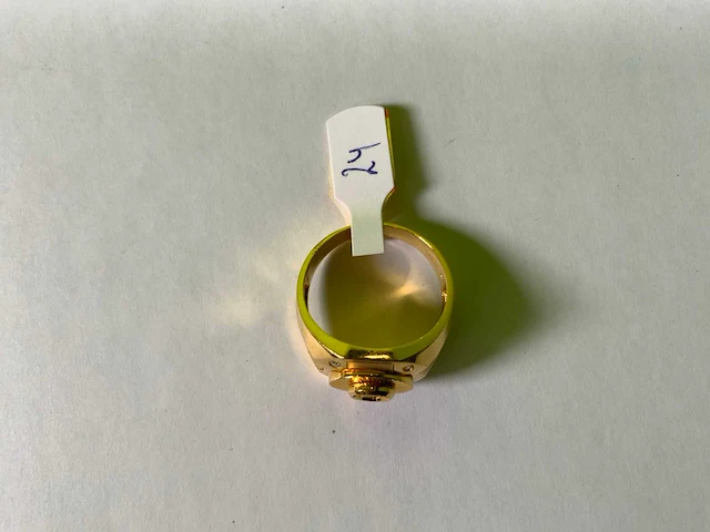 20 karaats geelgouden ring - afbeelding 4 van  4