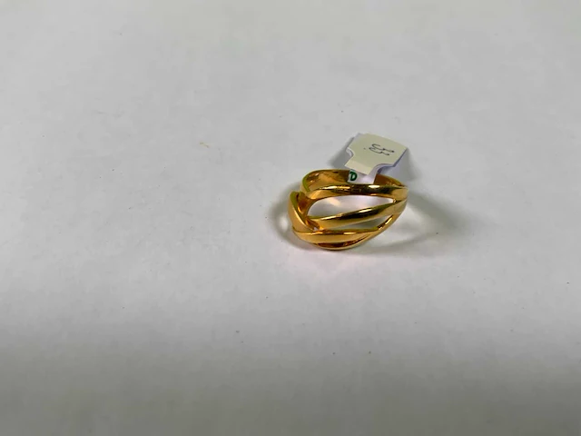 20 karaats geelgouden ring - afbeelding 1 van  3
