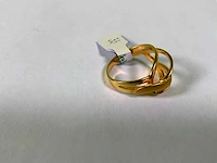 20 karaats geelgouden ring - afbeelding 3 van  3