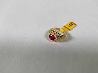 20 karaats geelgouden ring - afbeelding 1 van  4
