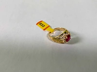 20 karaats geelgouden ring - afbeelding 2 van  4