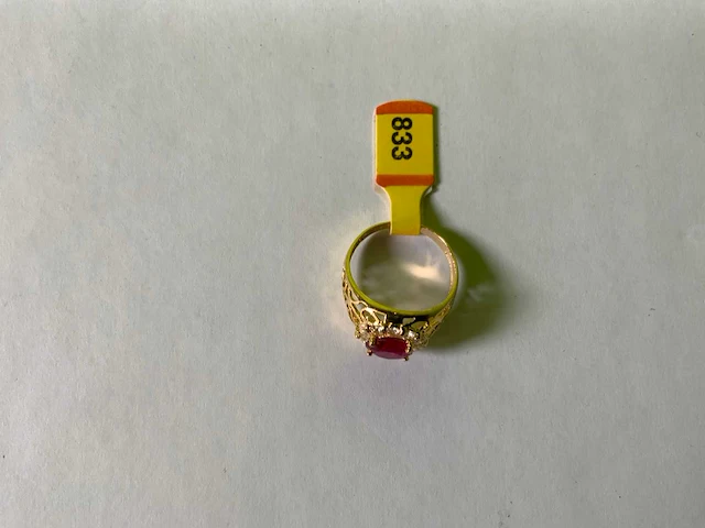20 karaats geelgouden ring - afbeelding 4 van  4