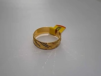 20 karaats geelgouden trouwring - afbeelding 1 van  2