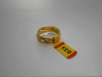 20 karaats geelgouden trouwring - afbeelding 2 van  2
