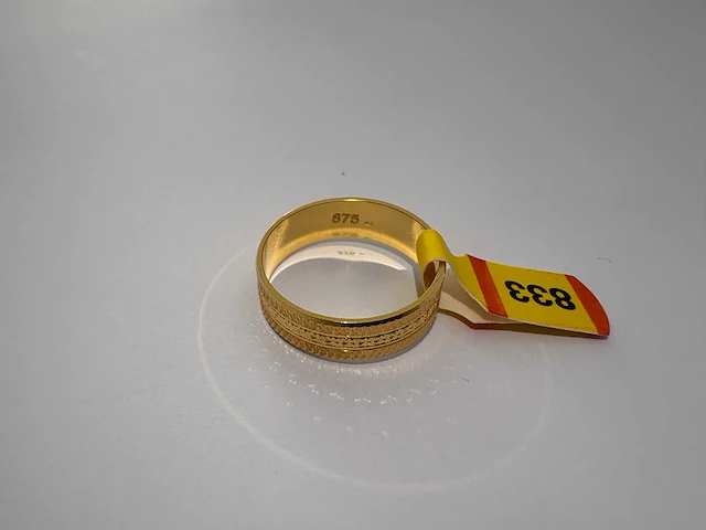 20 karaats geelgouden trouwring - afbeelding 2 van  2