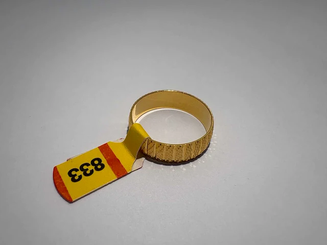 20 karaats geelgouden trouwring - afbeelding 2 van  2