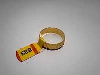 20 karaats geelgouden trouwring - afbeelding 2 van  2
