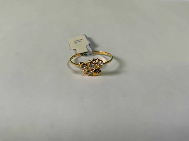 20 krt geelgoud ring - afbeelding 3 van  5