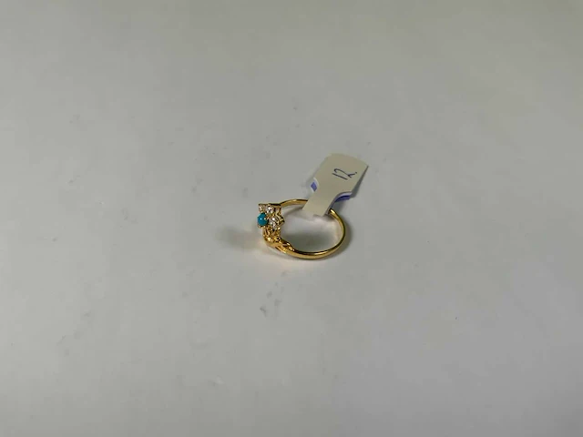 20 krt geelgoud ring - afbeelding 1 van  5