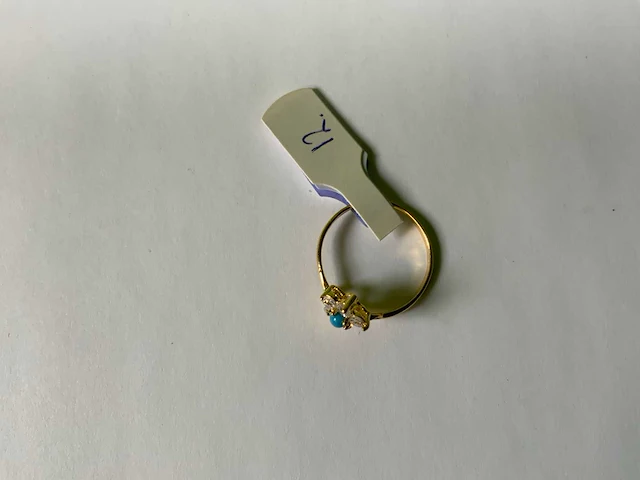 20 krt geelgoud ring - afbeelding 4 van  5