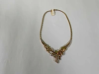 20 krt geelgouden collier ketting
