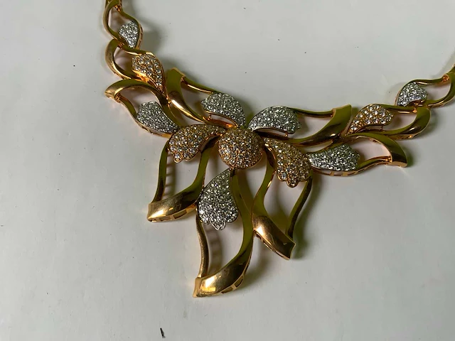 20 krt geelgouden collier ketting - afbeelding 3 van  5