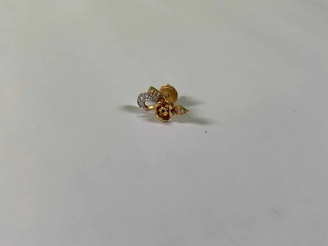 20 krt geelgouden oorbellen - afbeelding 2 van  3