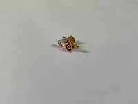 20 krt geelgouden oorbellen - afbeelding 2 van  3