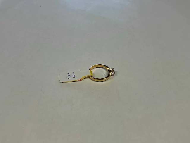 20 krt geelgouden ring - afbeelding 3 van  3