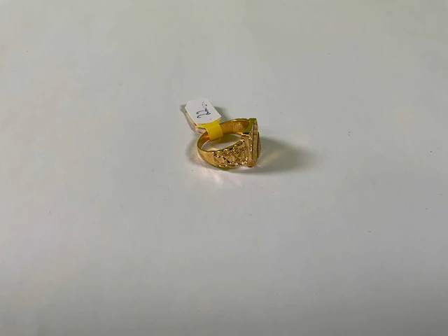 20 krt geelgouden ring - afbeelding 2 van  3