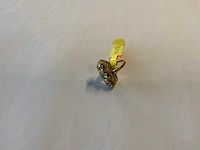20 krt geelgouden ring - afbeelding 1 van  3