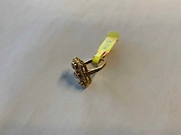 20 krt geelgouden ring - afbeelding 2 van  3