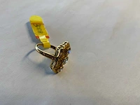 20 krt geelgouden ring - afbeelding 3 van  3
