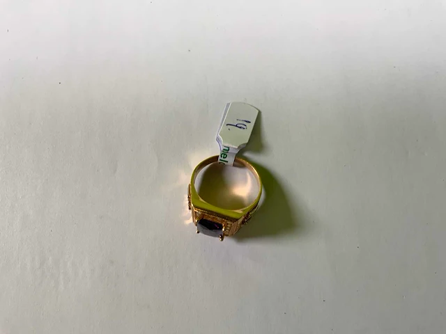 20 krt geelgouden ring - afbeelding 4 van  4