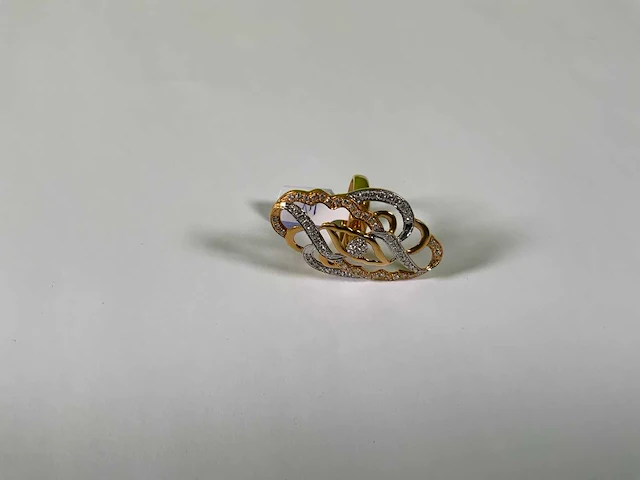 20 krt geelgouden ring - afbeelding 3 van  4