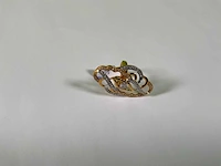 20 krt geelgouden ring - afbeelding 3 van  4