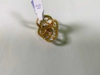 20 krt geelgouden ring - afbeelding 4 van  4