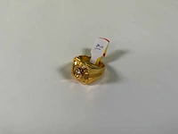 20 krt geelgouden ring - afbeelding 1 van  4