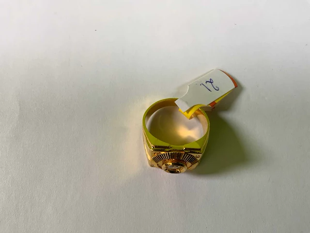 20 krt geelgouden ring - afbeelding 4 van  4