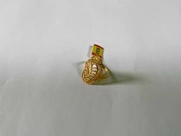 20 krt geelgouden ring - afbeelding 1 van  4
