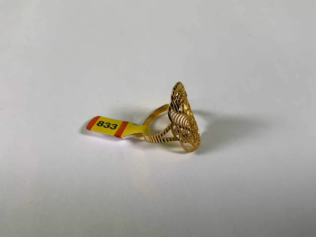 20 krt geelgouden ring - afbeelding 2 van  4