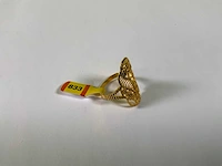 20 krt geelgouden ring - afbeelding 2 van  4